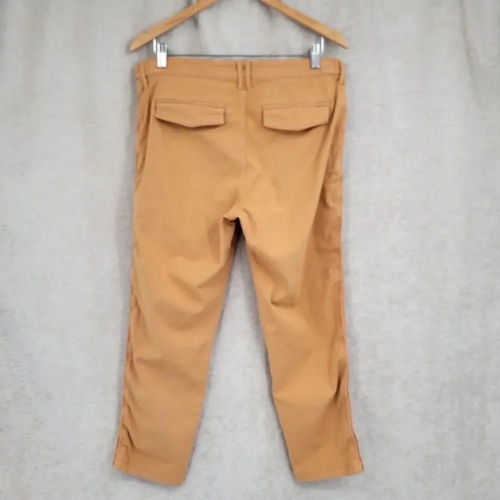 Pistola Orangey Tan Cropped Utility Pants Jeans Women's Size 32 Waist Denim - Picture 6 of 15